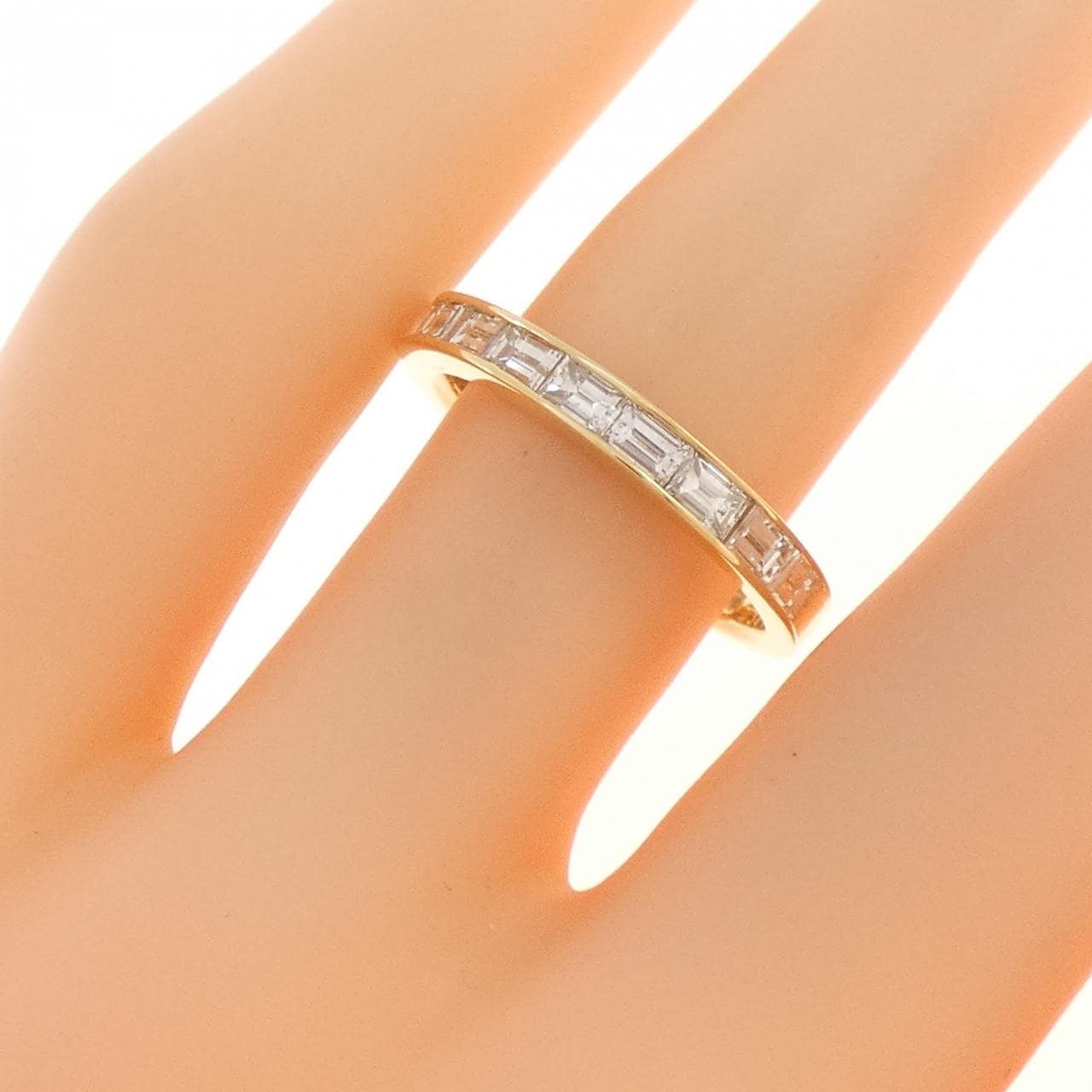 K18YG ダイヤモンド リング 1.63CT