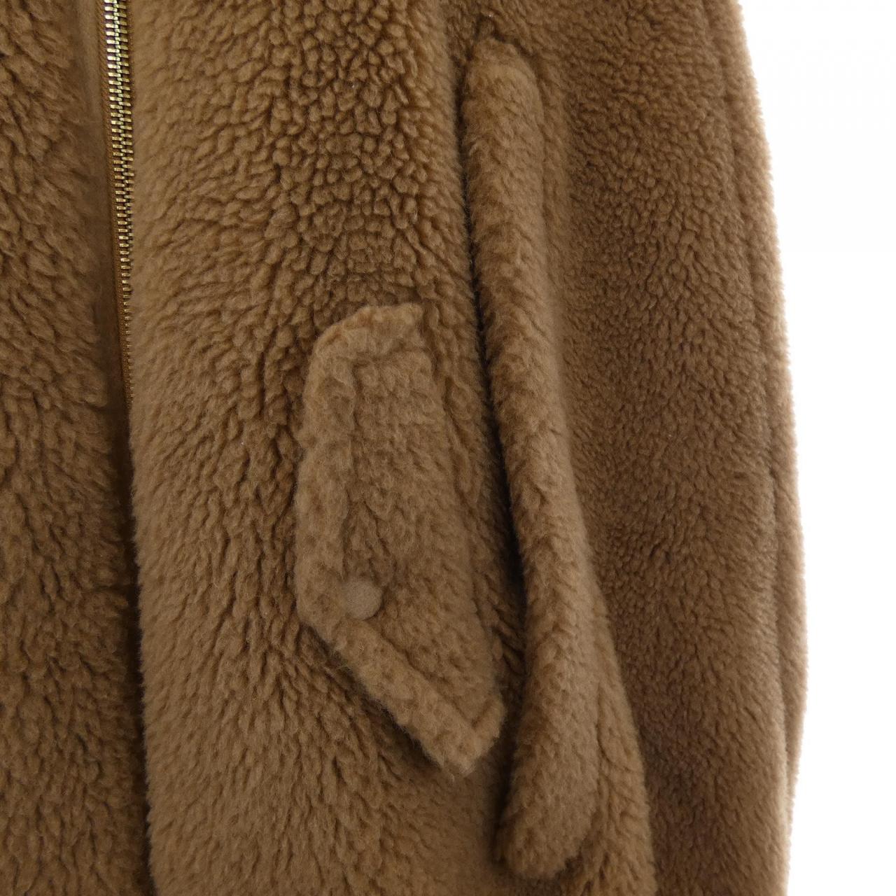 マックスマーラ Max Mara JUGLAS 473605 テディベア ケープ