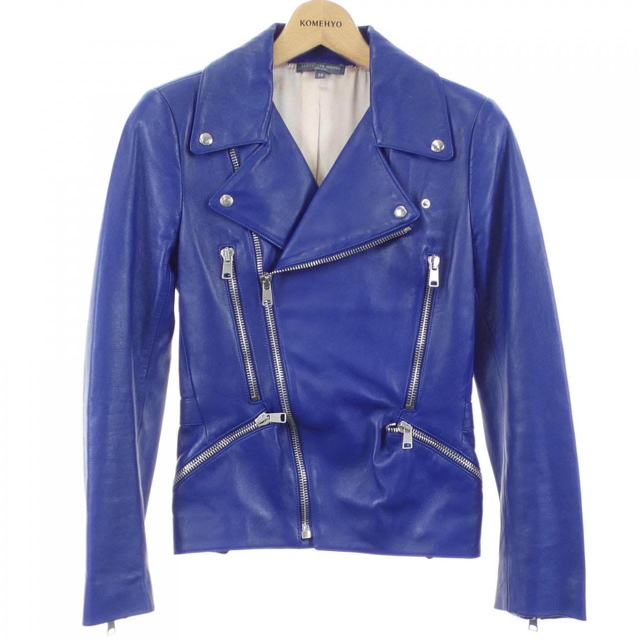 アレキサンダーマックイーン ALEXANDER McQUEEN 377109 レザーライダースジャケット