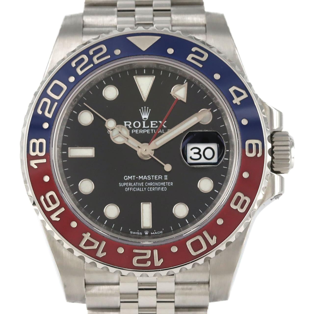 ロレックス GMTマスターⅡ 126710BLRO･5 SS 自動巻 ランダム番