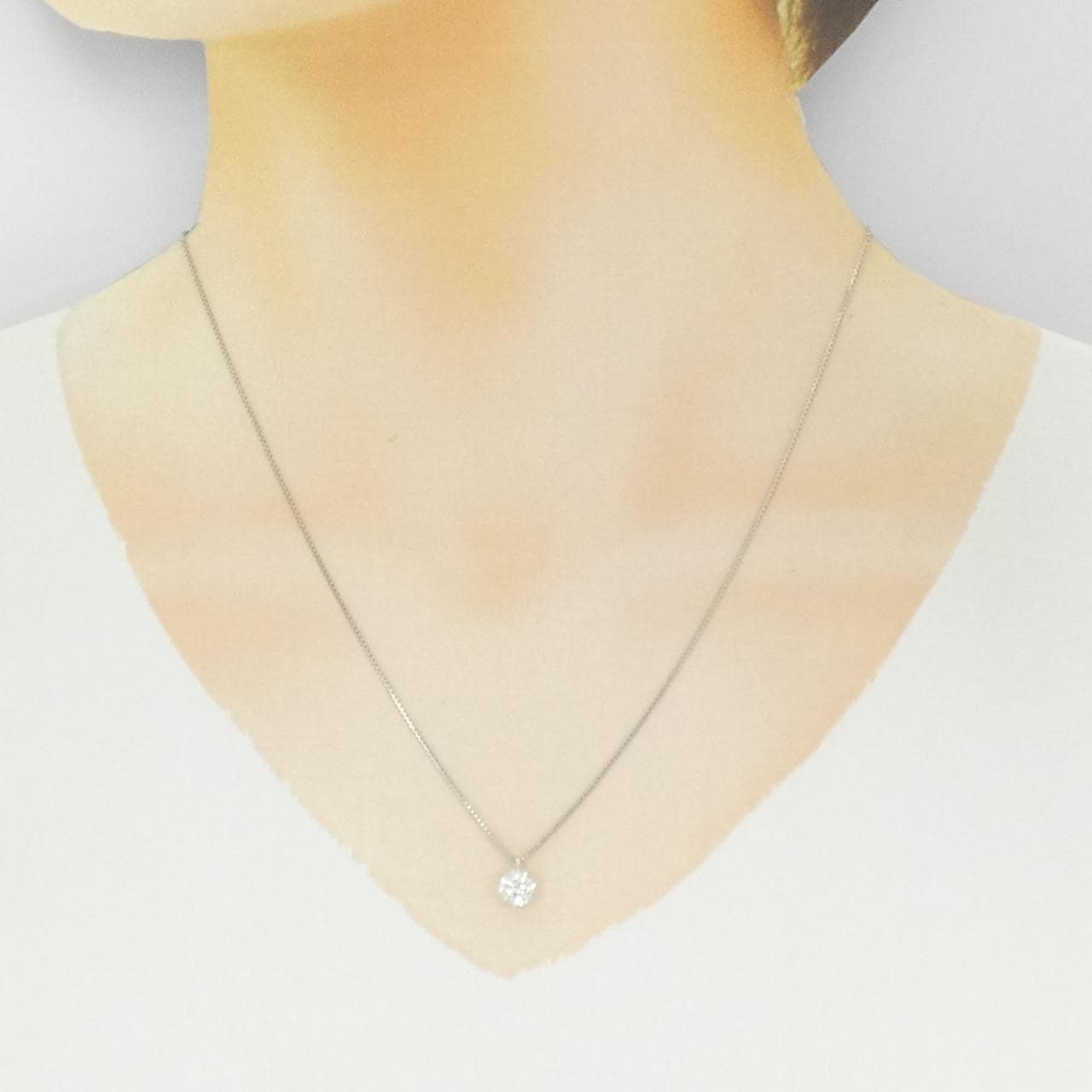 PT900/PT850 ダイヤモンド ネックレス 0.652CT