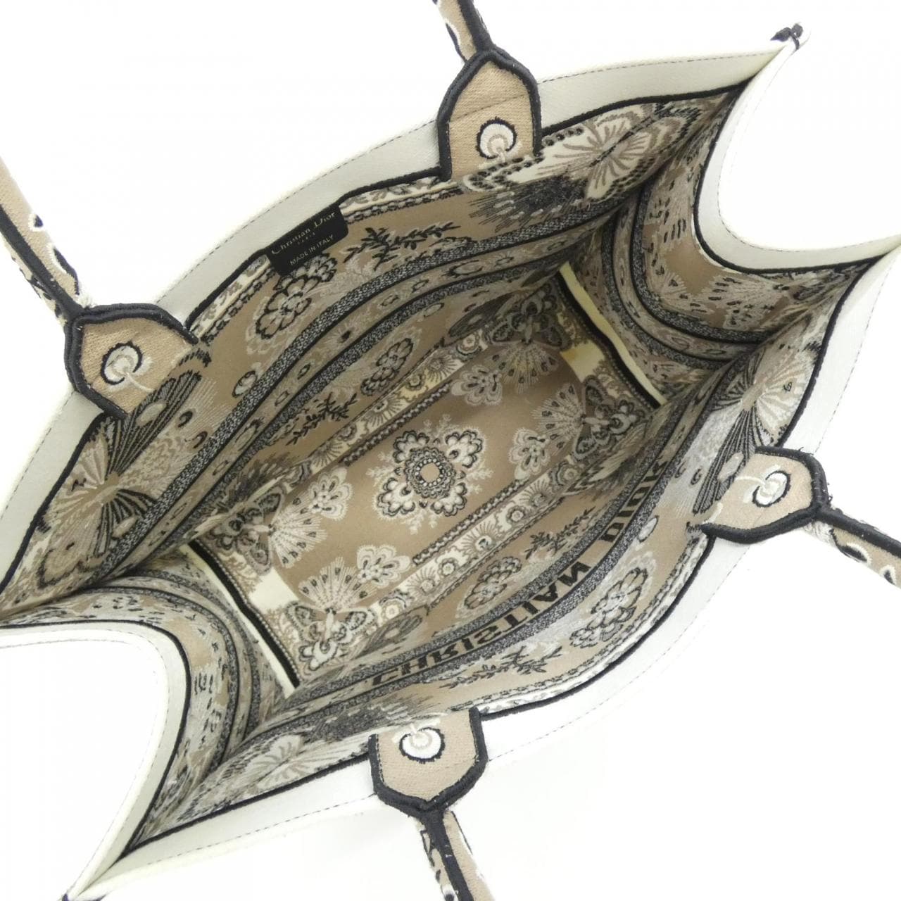 クリスチャンディオール BUTTERFLY BANDANA ディオール ブック トート ラージ M1286ZESE バッグ
