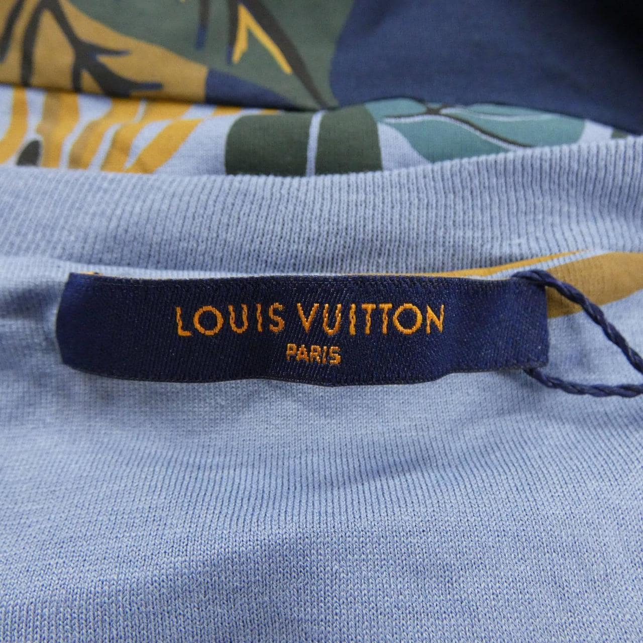 ルイヴィトン LOUIS VUITTON プリンテッドブロッサムストライプインサートTシャツ HEY02WFMB Tシャツ