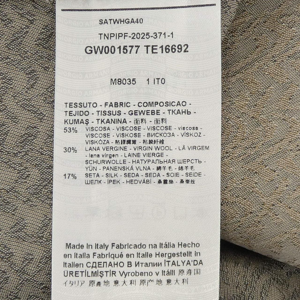 ジョルジオ アルマーニ GIORGIO ARMANI GW001577 ジャケット