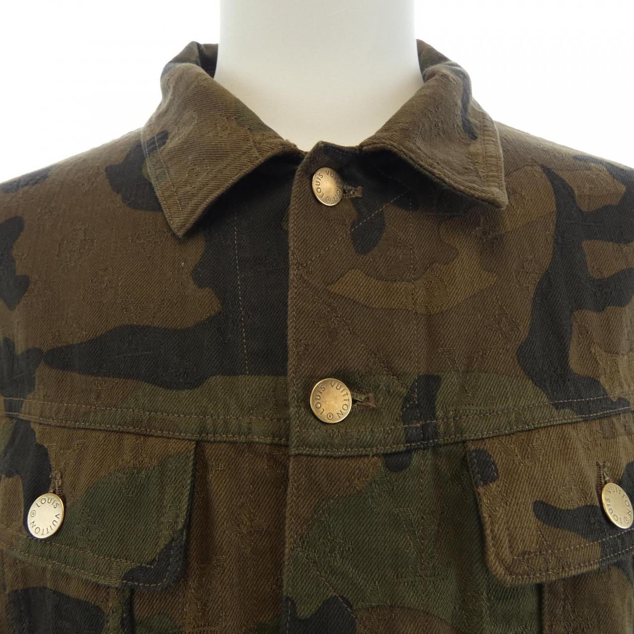 ルイヴィトン LOUIS VUITTON JACQUARD DENIM TRUCKER JACKET HDA91WDSQ SUPREME デニムジャケット