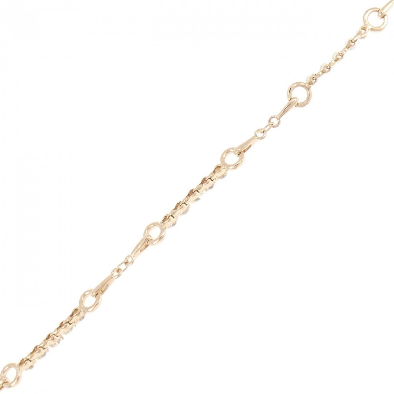 K18PG ダイヤモンド ブレスレット 0.67CT