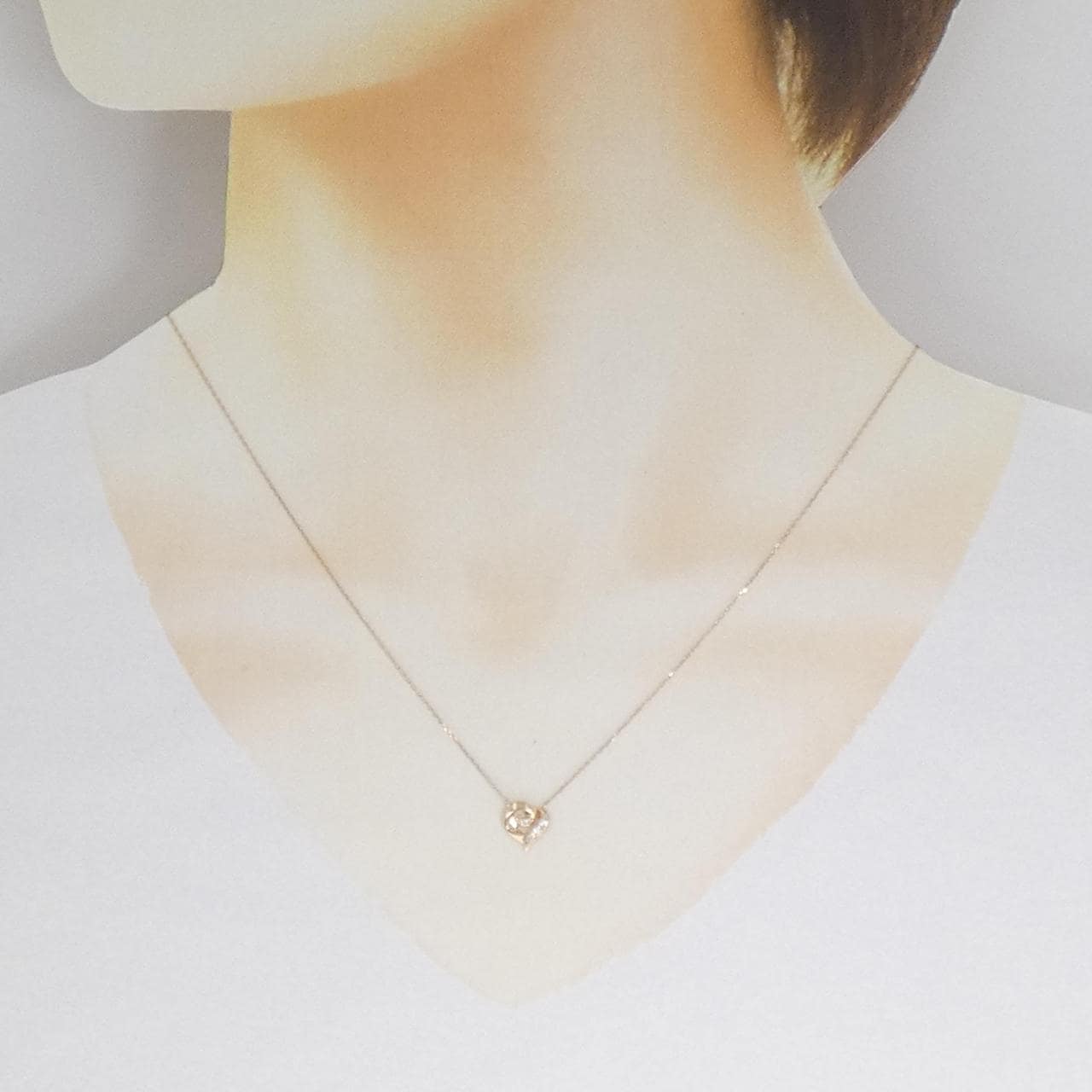 ヴァンドーム ハート ダイヤモンド ネックレス