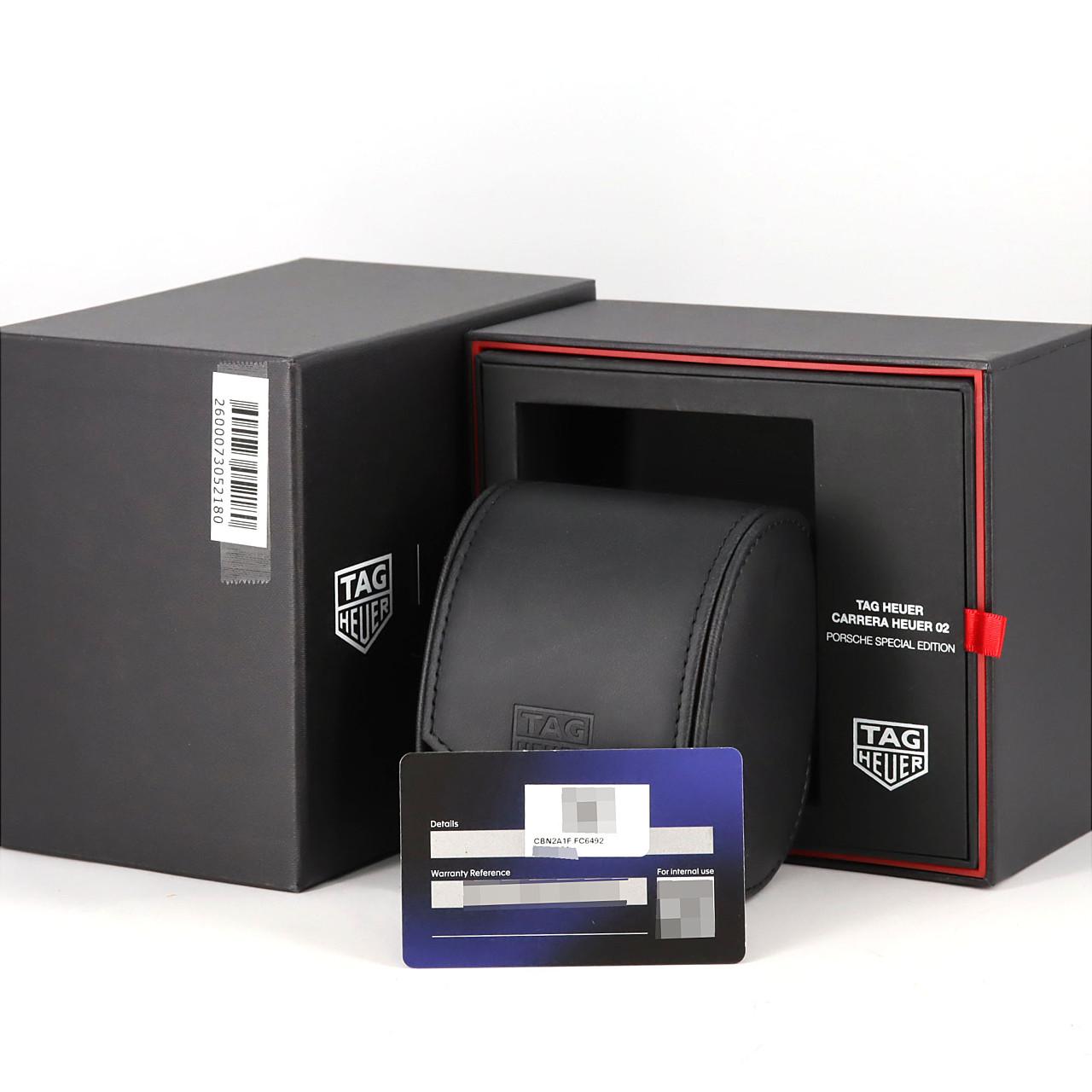 タグ･ホイヤー カレラキャリバーホイヤー02クロノグラフポルシェ LTD CBN2A1F.FC6492 SS 自動巻