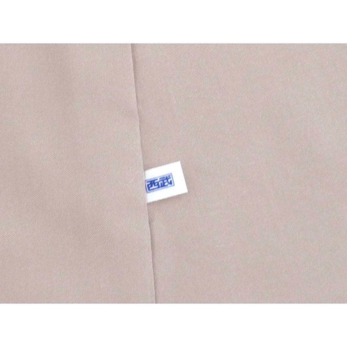 訪問着　紬織　ぜんまい入り　刺し子　身幅Ｌ寸