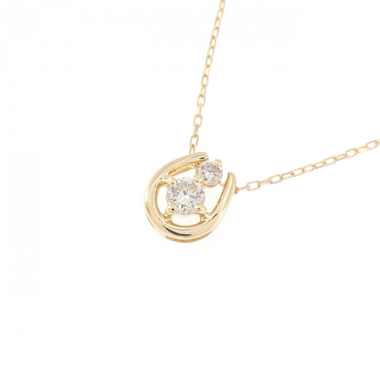 K18YG ダイヤモンド ネックレス 0.10CT