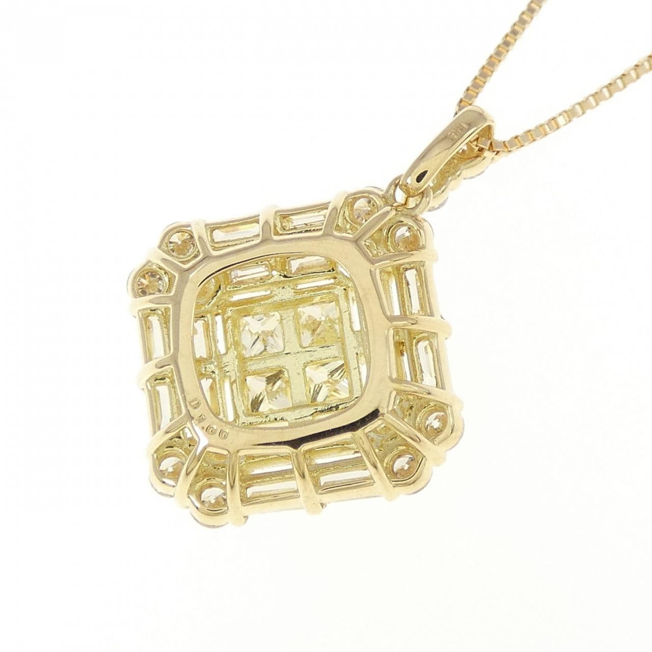 [新品] K18YG鑽石項鍊 1.00CT