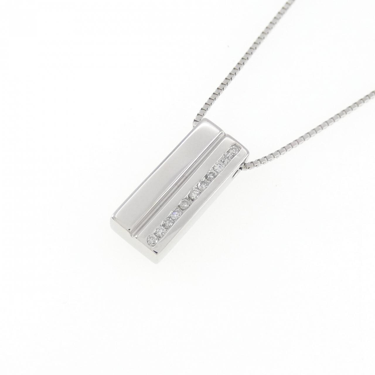PT900/PT850 ダイヤモンド ネックレス 0.05CT