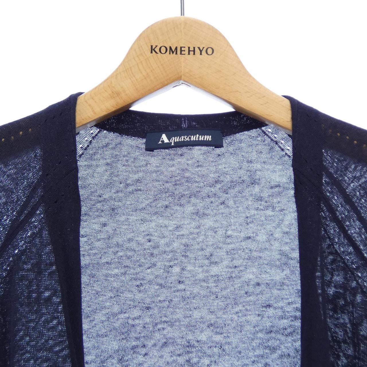 アクアスキュータム Aquascutum ロングカーディガン