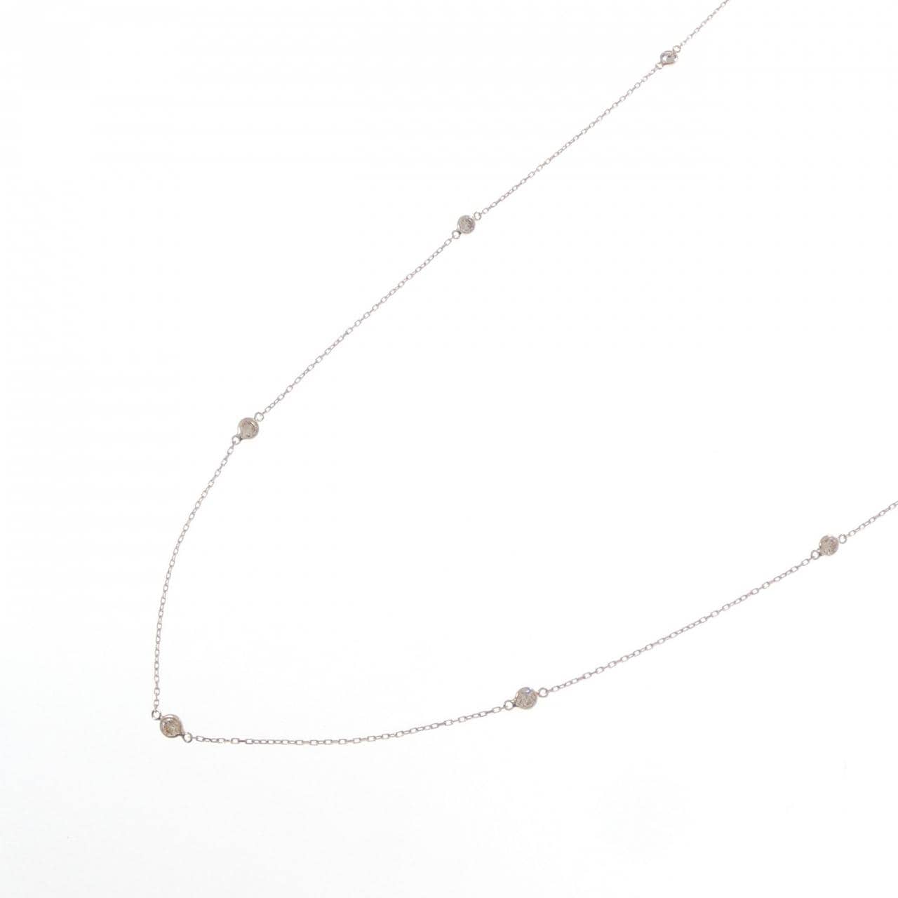 K18YG ダイヤモンド ネックレス 1.00CT