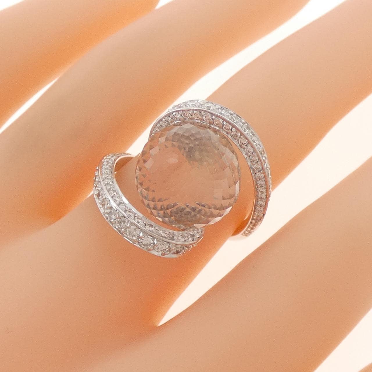 イオシー ローズクオーツ リング