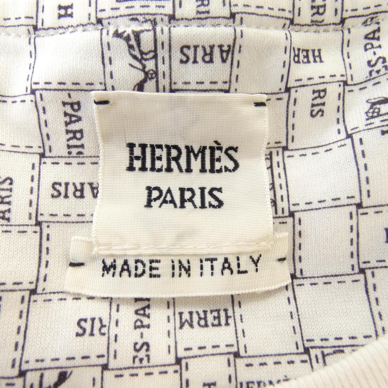 エルメス HERMES BOLDUC AU CARRE ボルデュックチェック 5E4645DK Tシャツ