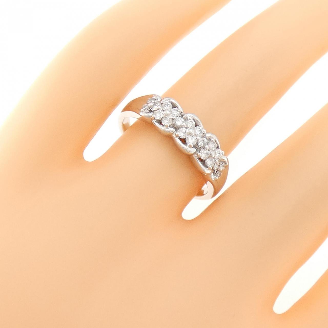 PT フラワー ダイヤモンド リング 0.27CT