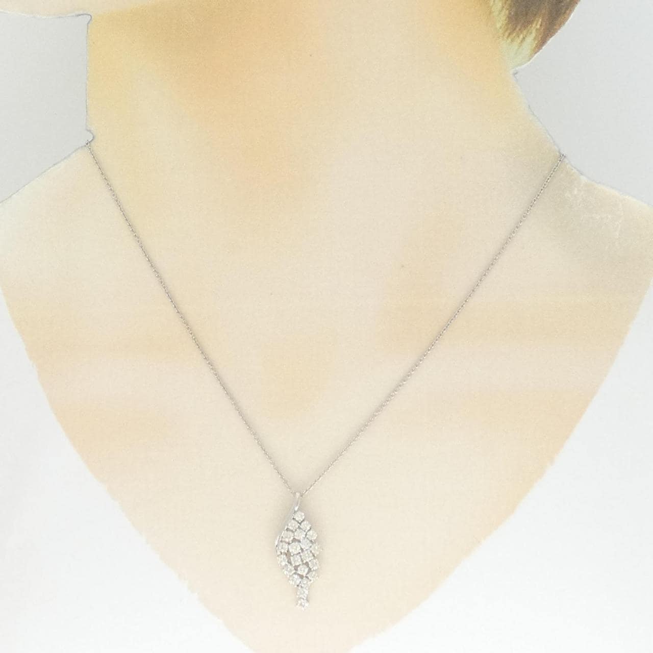 PT950/PT850 ダイヤモンド ネックレス 1.00CT