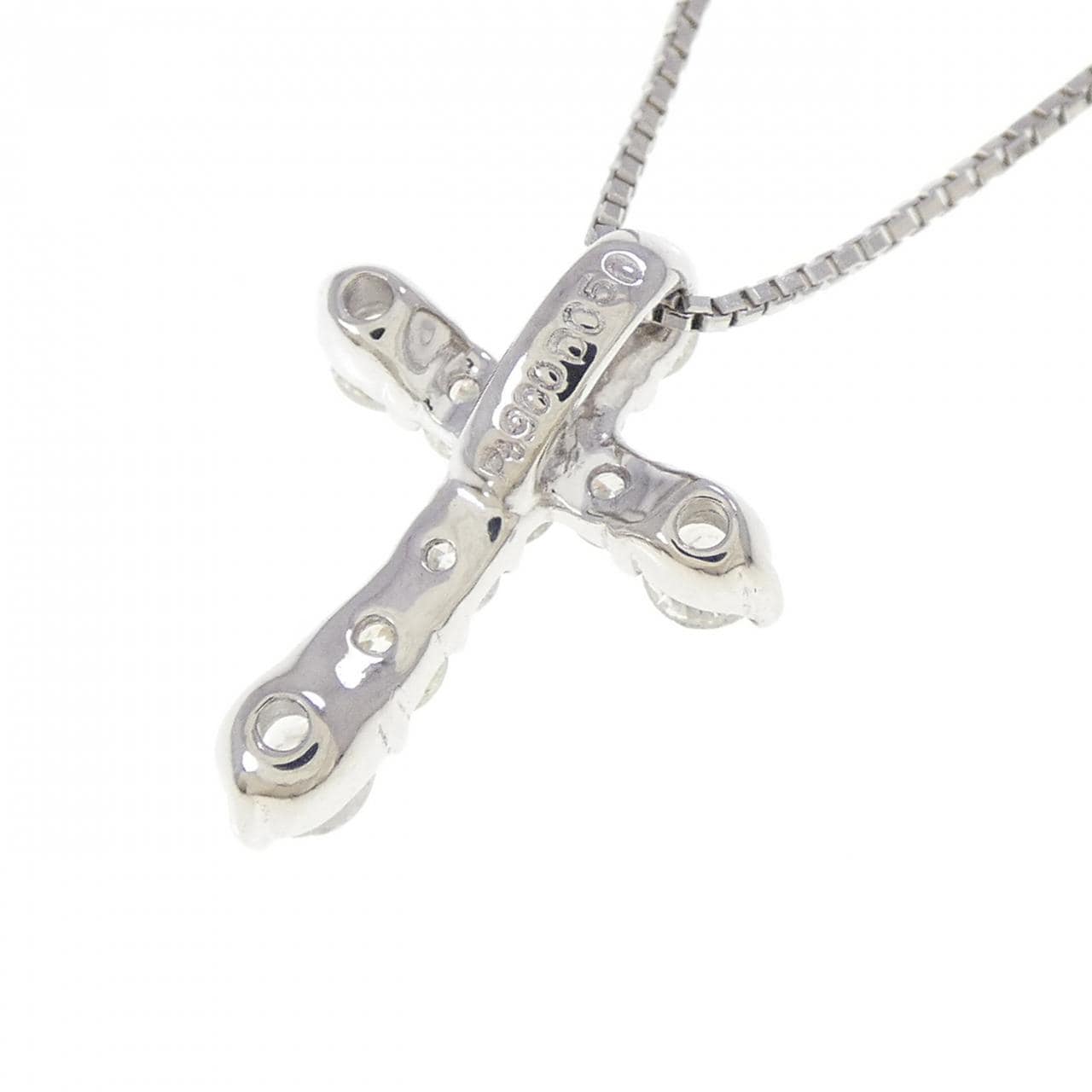 PT900/PT850 クロス ダイヤモンド ネックレス 0.50CT