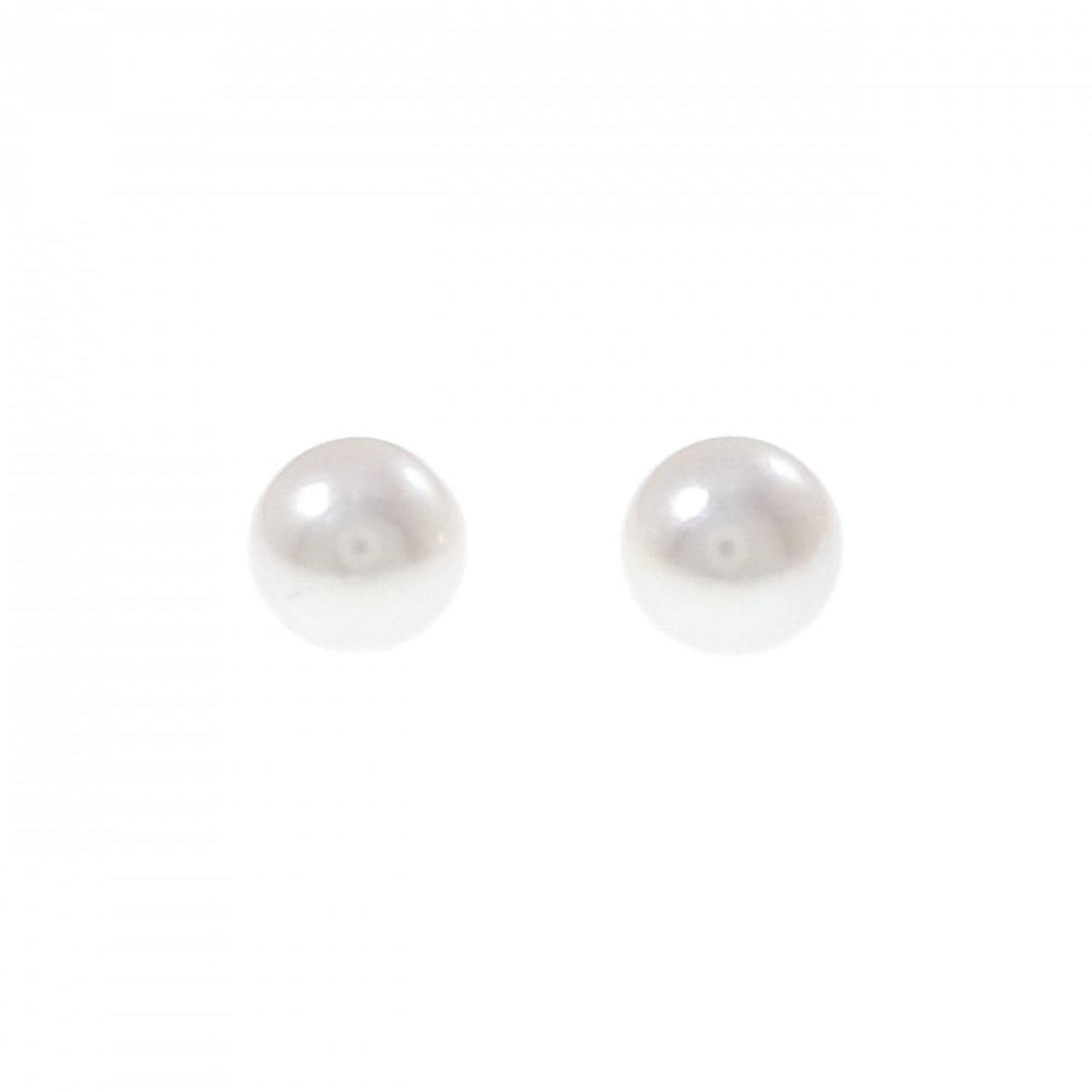 【新品】K10YG アコヤパール ピアス 8.0mm