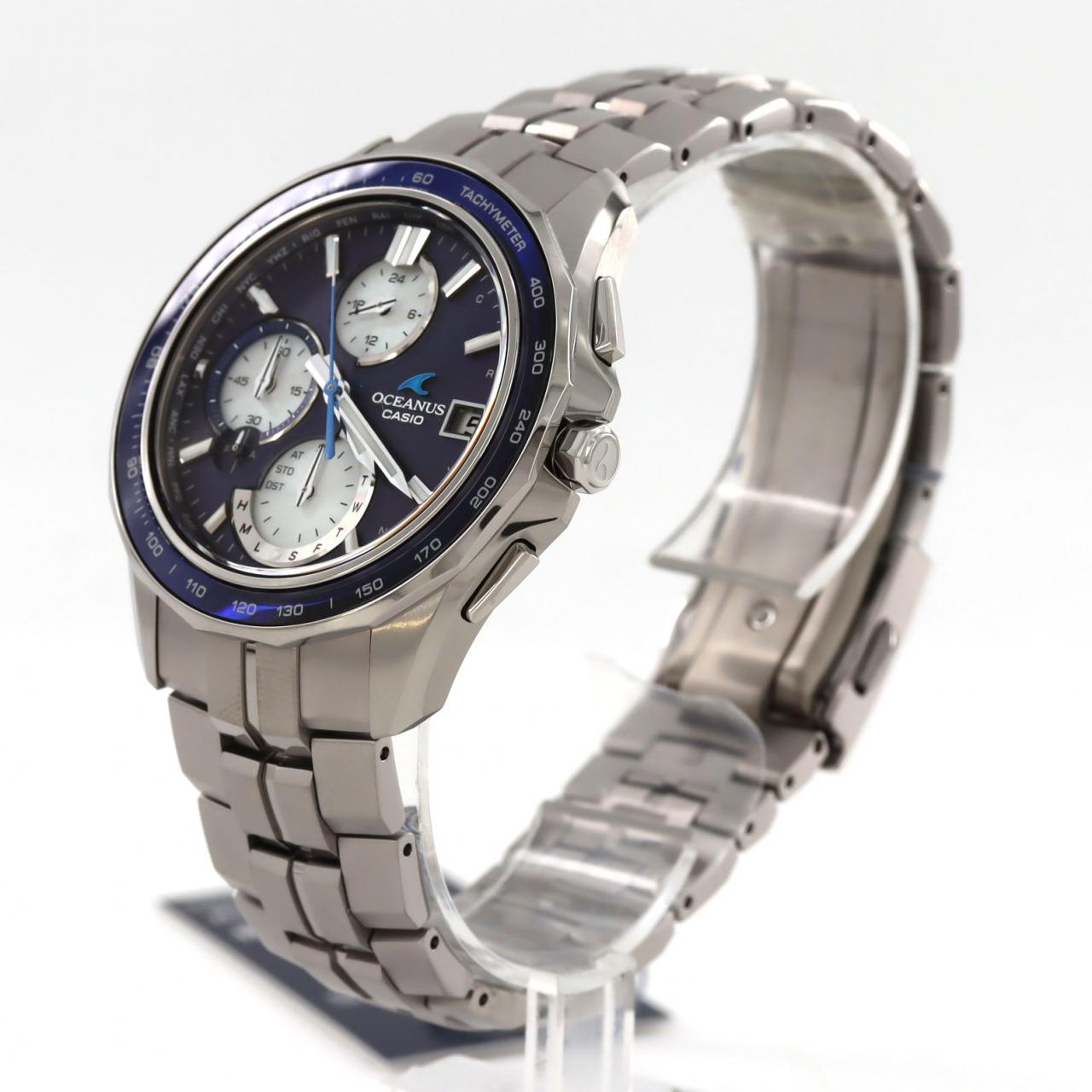 【新品】カシオ オシアナス ソーラー電波 OCW-S7000F-2AJF TI ソーラークォーツ