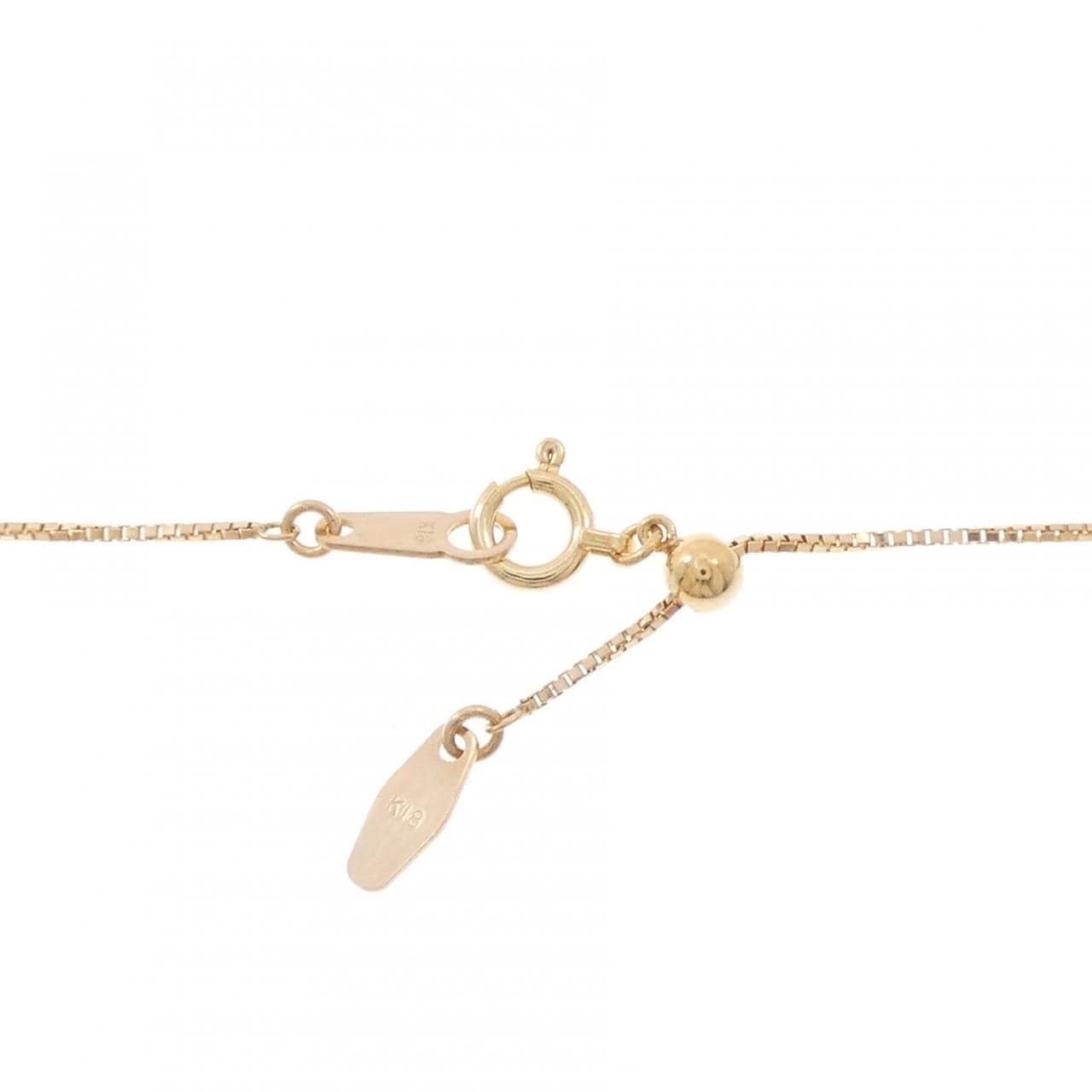 K18PG ハート モルガナイト ネックレス 8.41CT