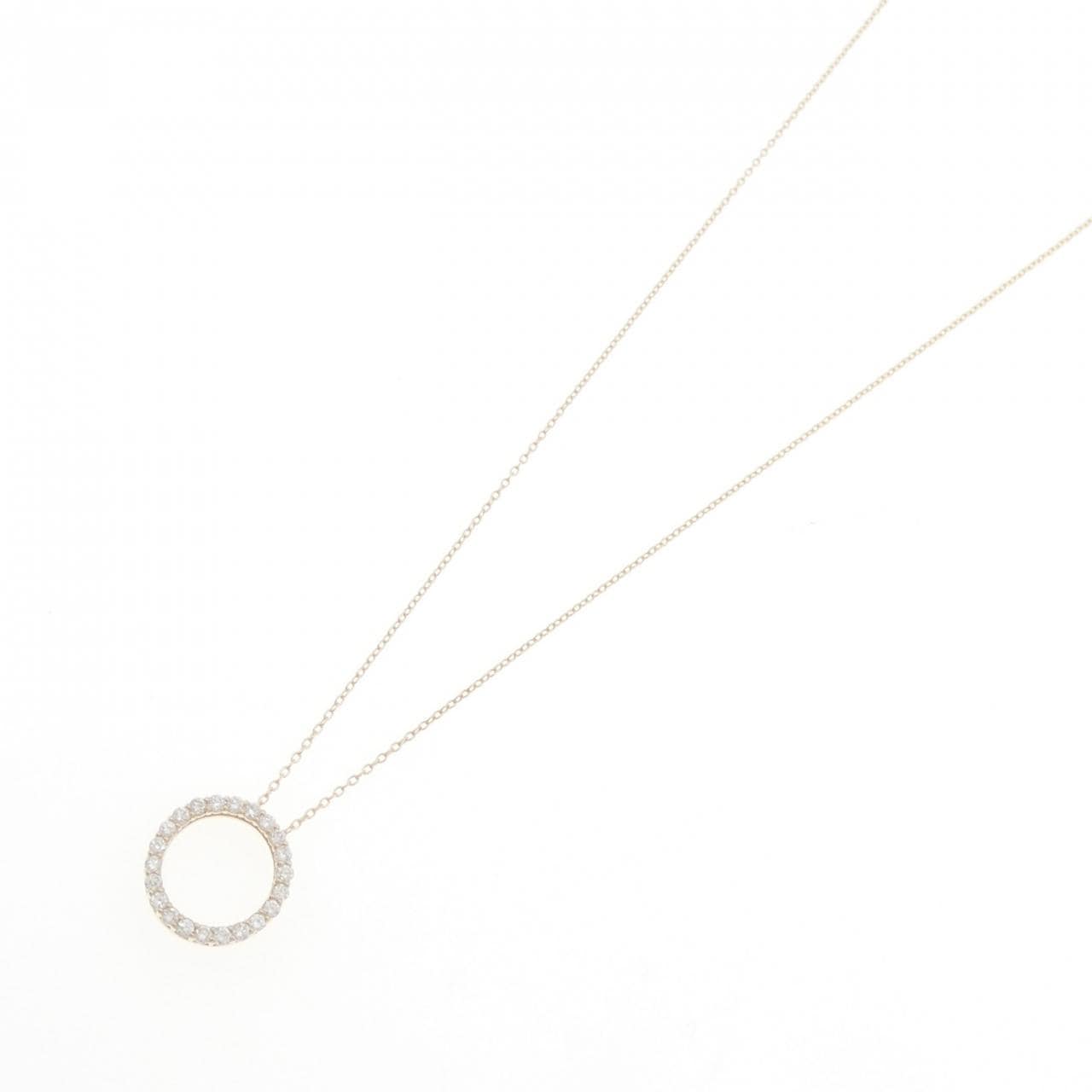 【リメイク】K10YG ダイヤモンド ネックレス 0.30CT