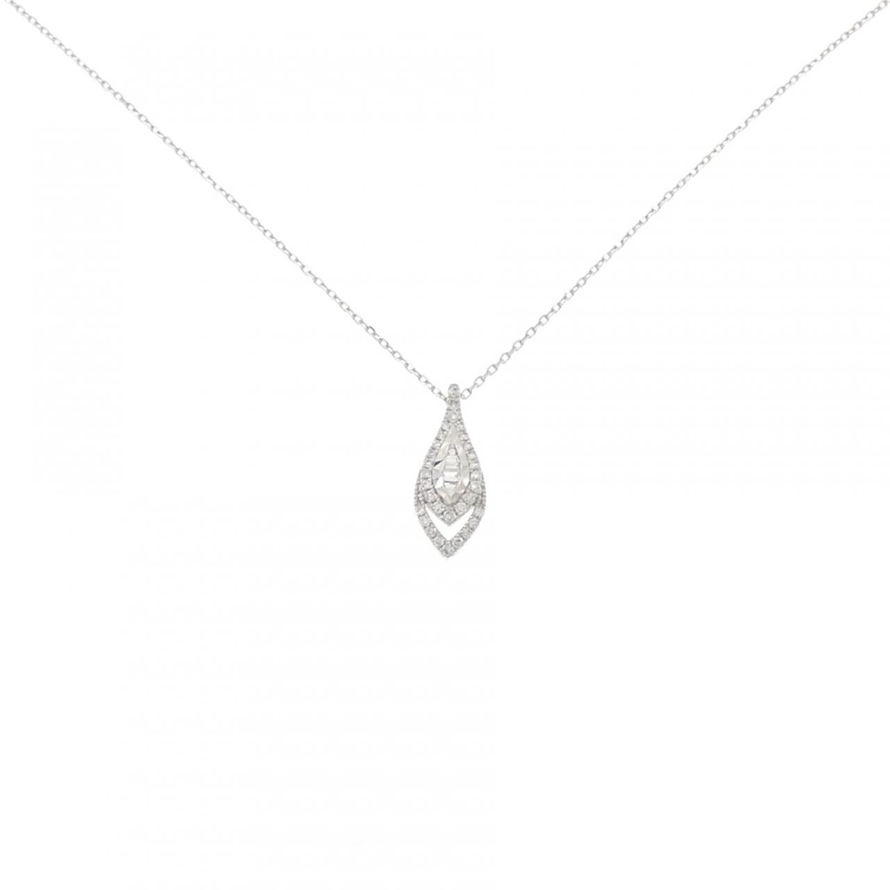 PT950/PT850 ダイヤモンド ネックレス 0.15CT