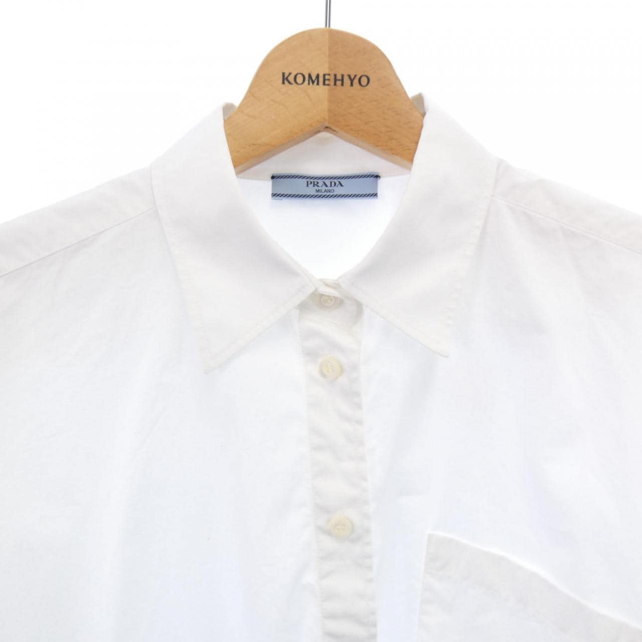 プラダ PRADA エンブロイダリー ポプリン シャツ P439GR S231 1227 シャツ