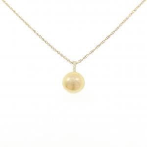 K18YG 白蝶パール ネックレス 10.5mm