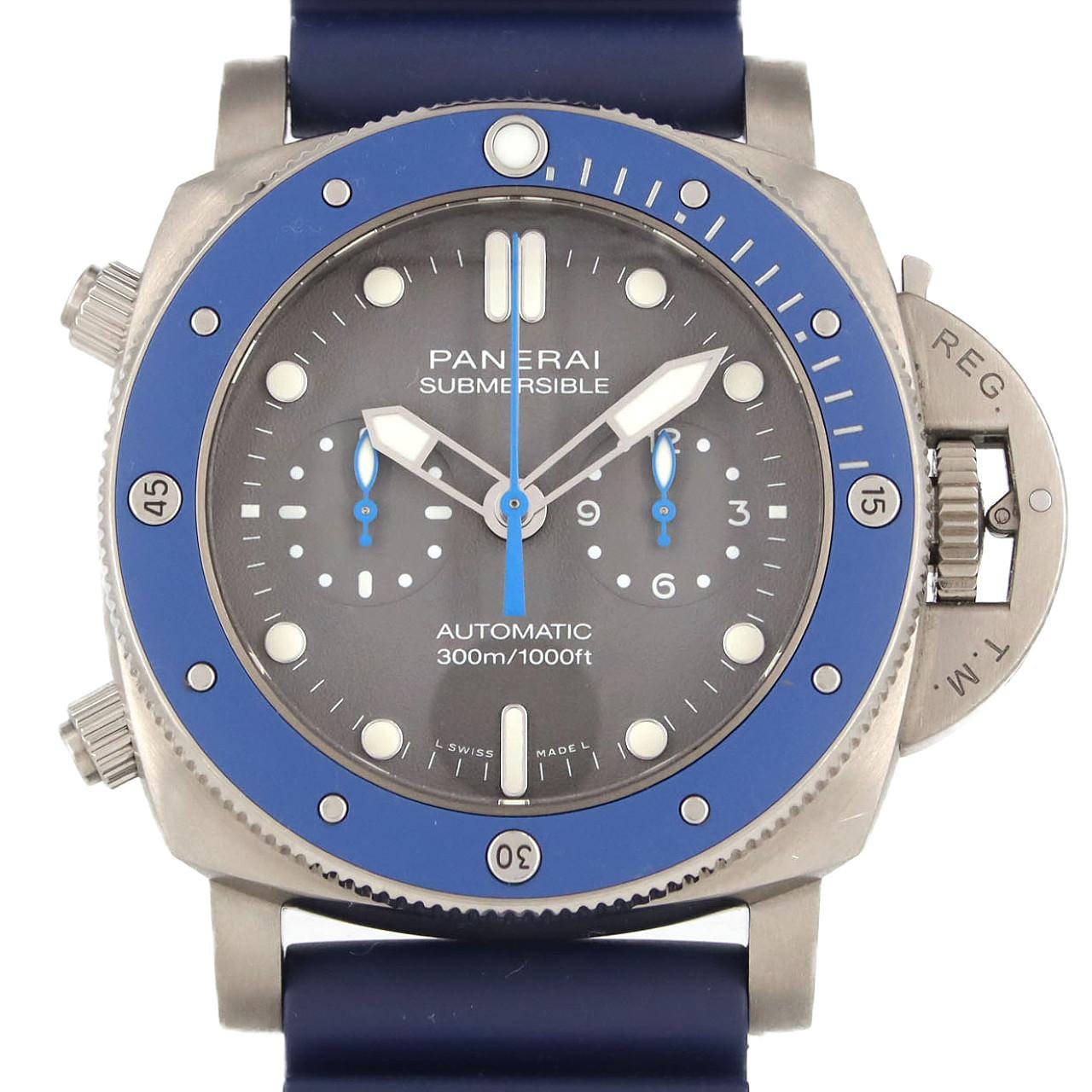 【ノーメンテナンス還元価格】パネライ サブマーシブルクロノ･ギヨーム･ネリー"エディション TI" PAM00982 TI 自動巻