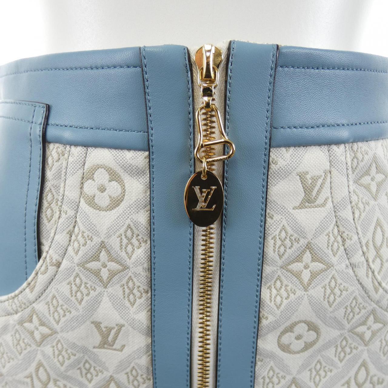 ルイヴィトン LOUIS VUITTON SINCE1854 コントラストトリム FMSK68J77 スカート