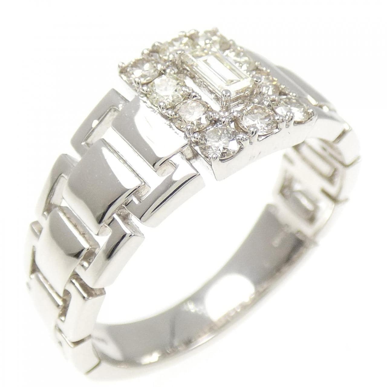 【新品】PT900 ダイヤモンド リング 0.53CT