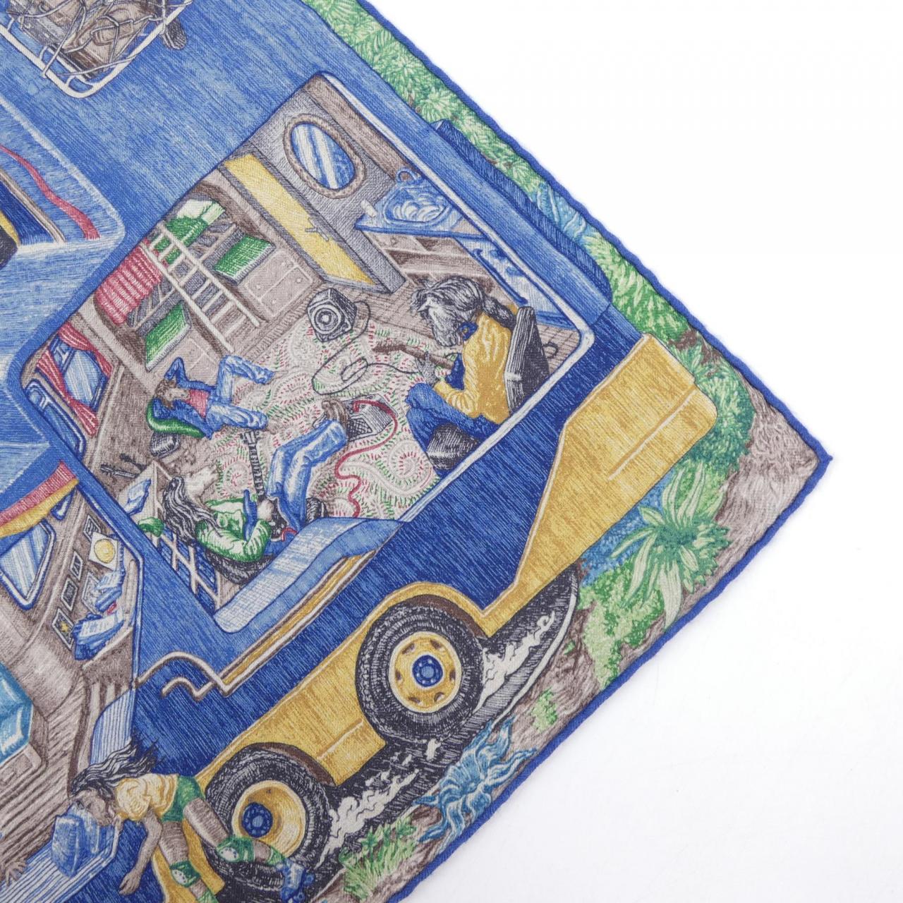 エルメス HERMES SILK MIX H553406T カレジェアン140 ショール