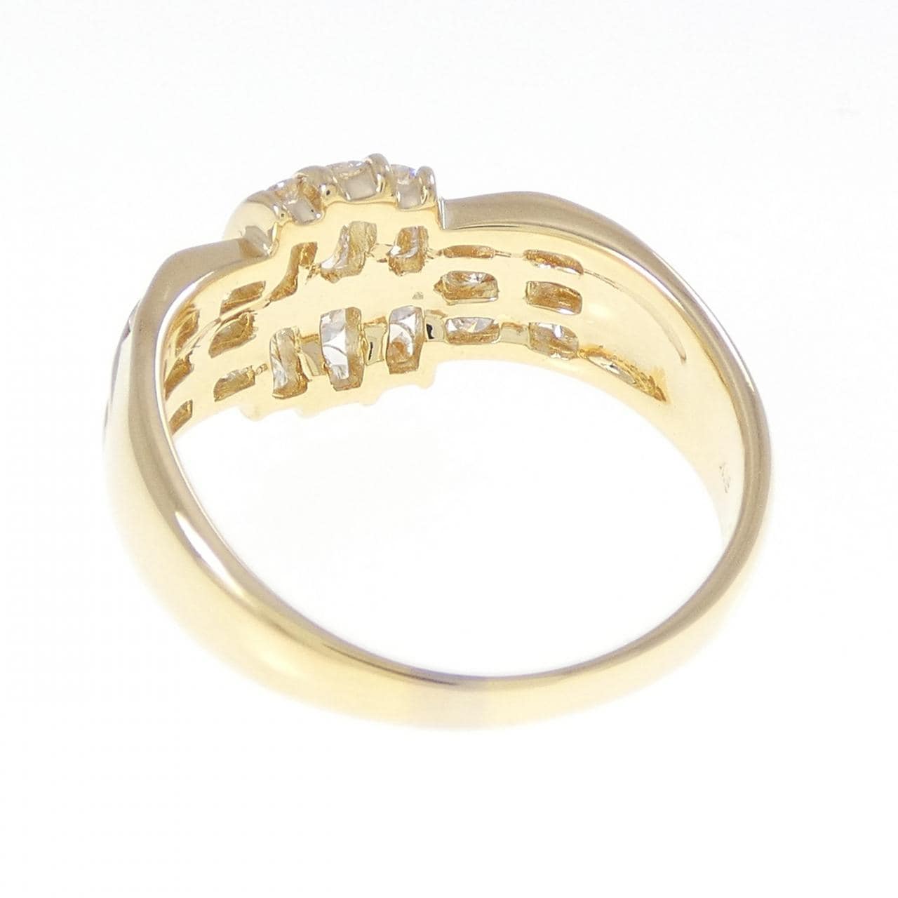 K18YG ダイヤモンド リング 0.98CT