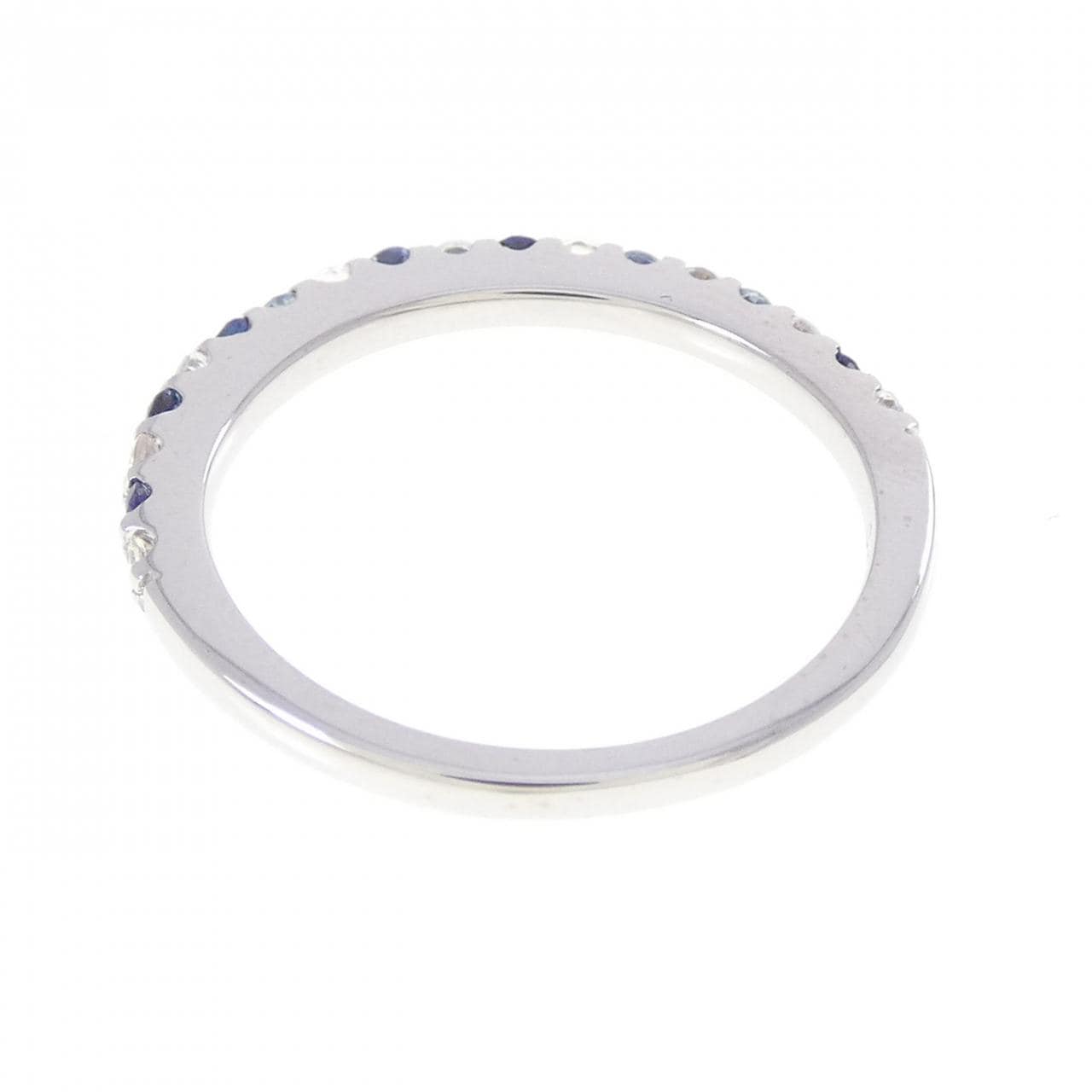 K18WG サファイヤ リング 0.30CT