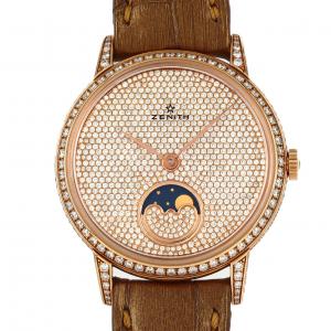 ゼニス エリートレディムーンフェイズ PG/D 22.2320.690/79.C713 PG･RG 自動巻