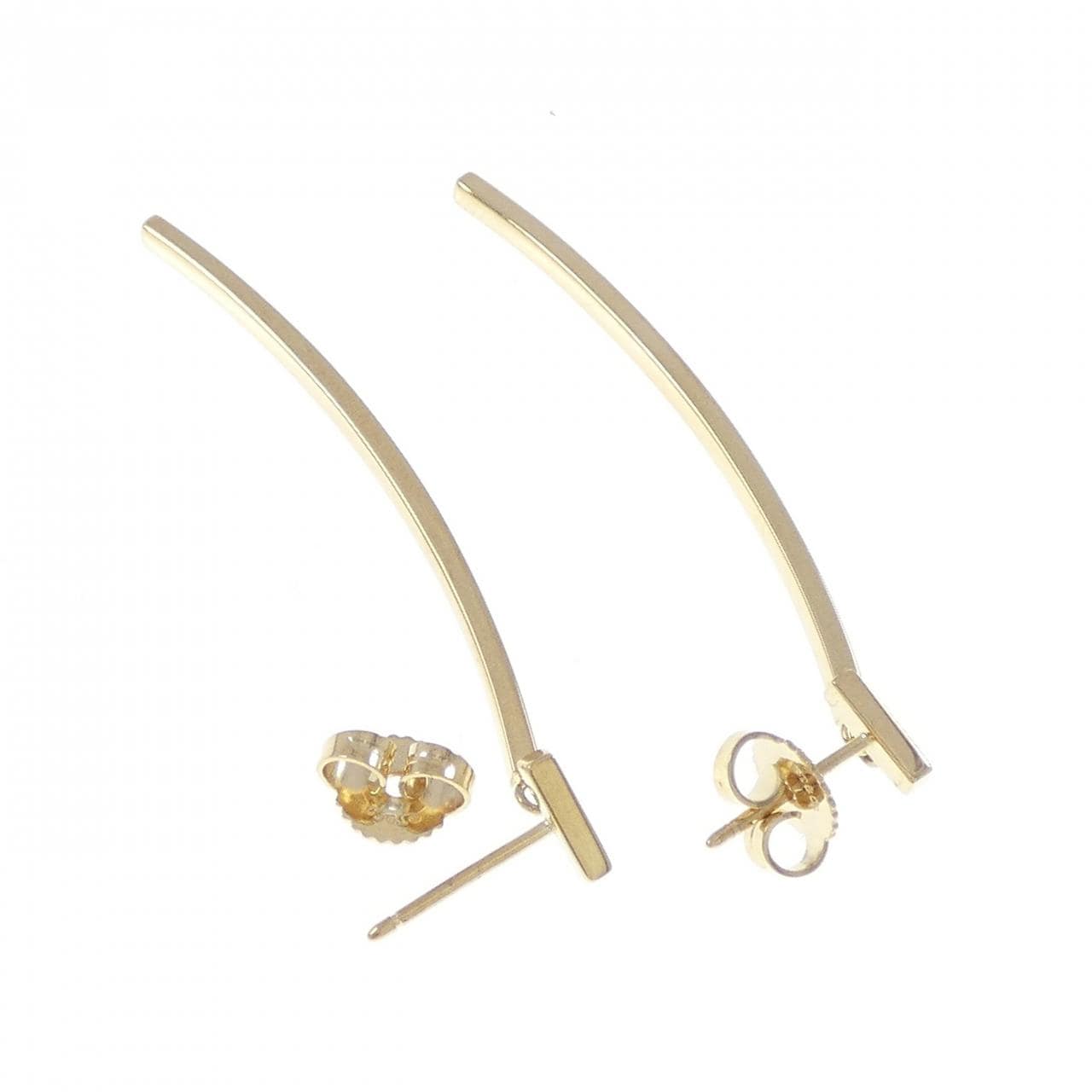 ティファニー Tワイヤー バー ピアス