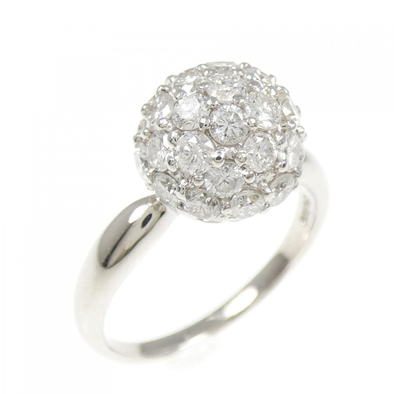 PT900 パヴェ ダイヤモンド リング 1.53CT