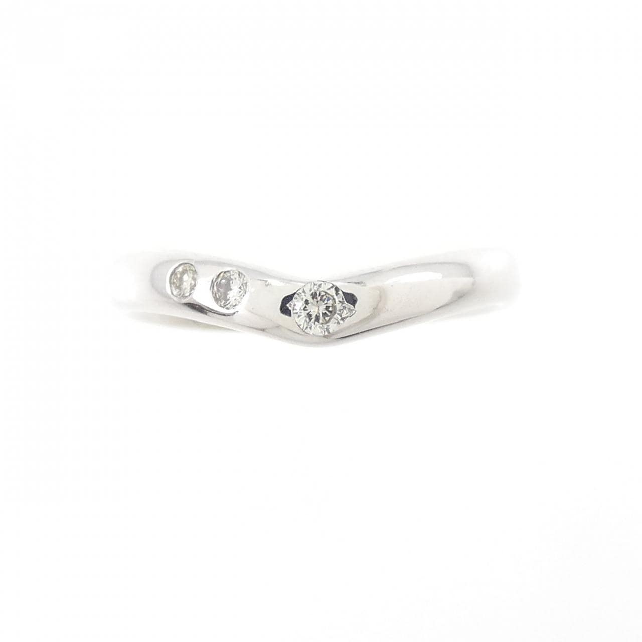 K18WG ダイヤモンド リング 0.06CT