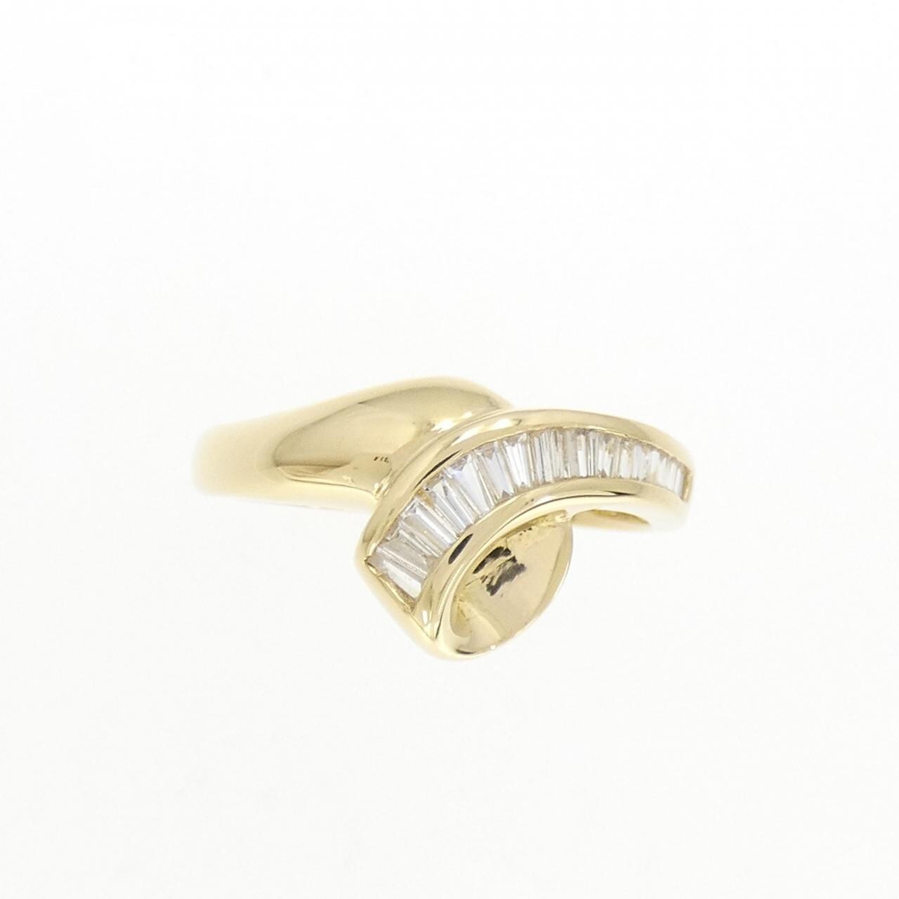 K18YG ダイヤモンド リング 0.31CT