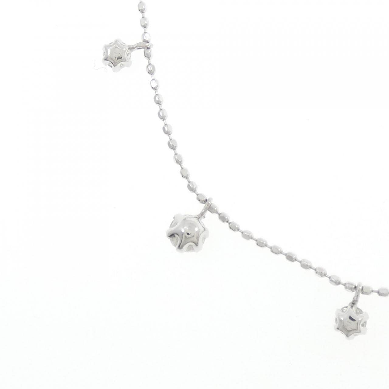 K18WG ダイヤモンド ネックレス 0.50CT