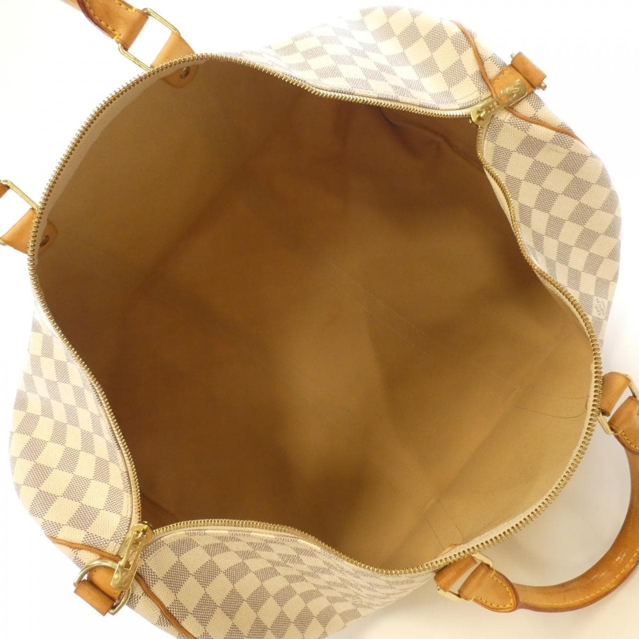 LOUIS VUITTON Damier Azur Keepall Bandouliere 55 厘米 N41429 波士顿包