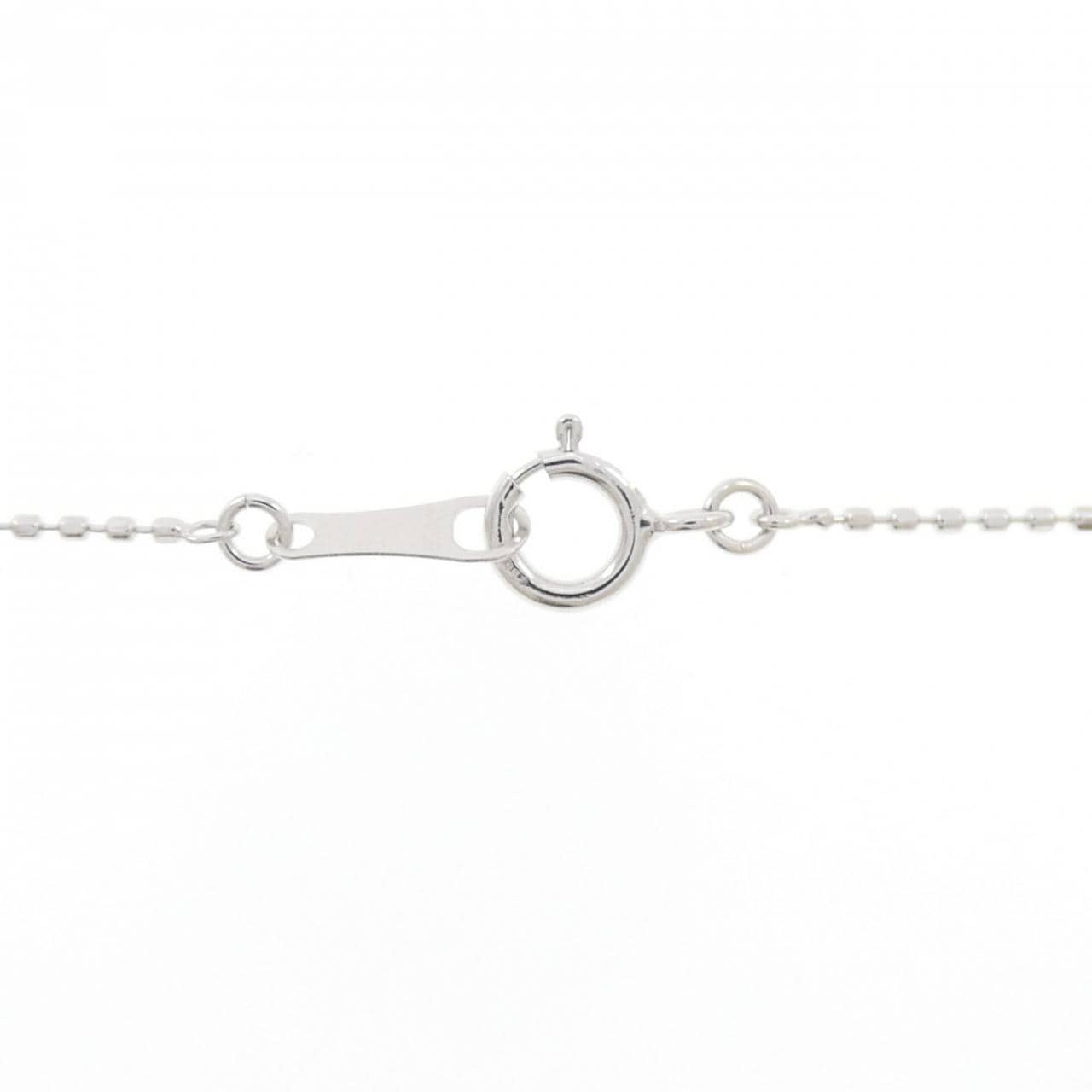 K10WG ハート ダイヤモンド ネックレス 0.08CT