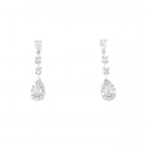 【新品】PT900 ダイヤモンド ピアス 0.60CT