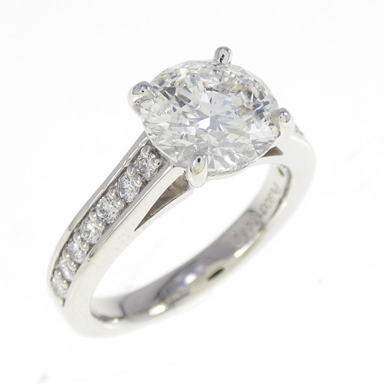【リメイク】PT900 ダイヤモンド リング 2.059CT E SI2 EXT