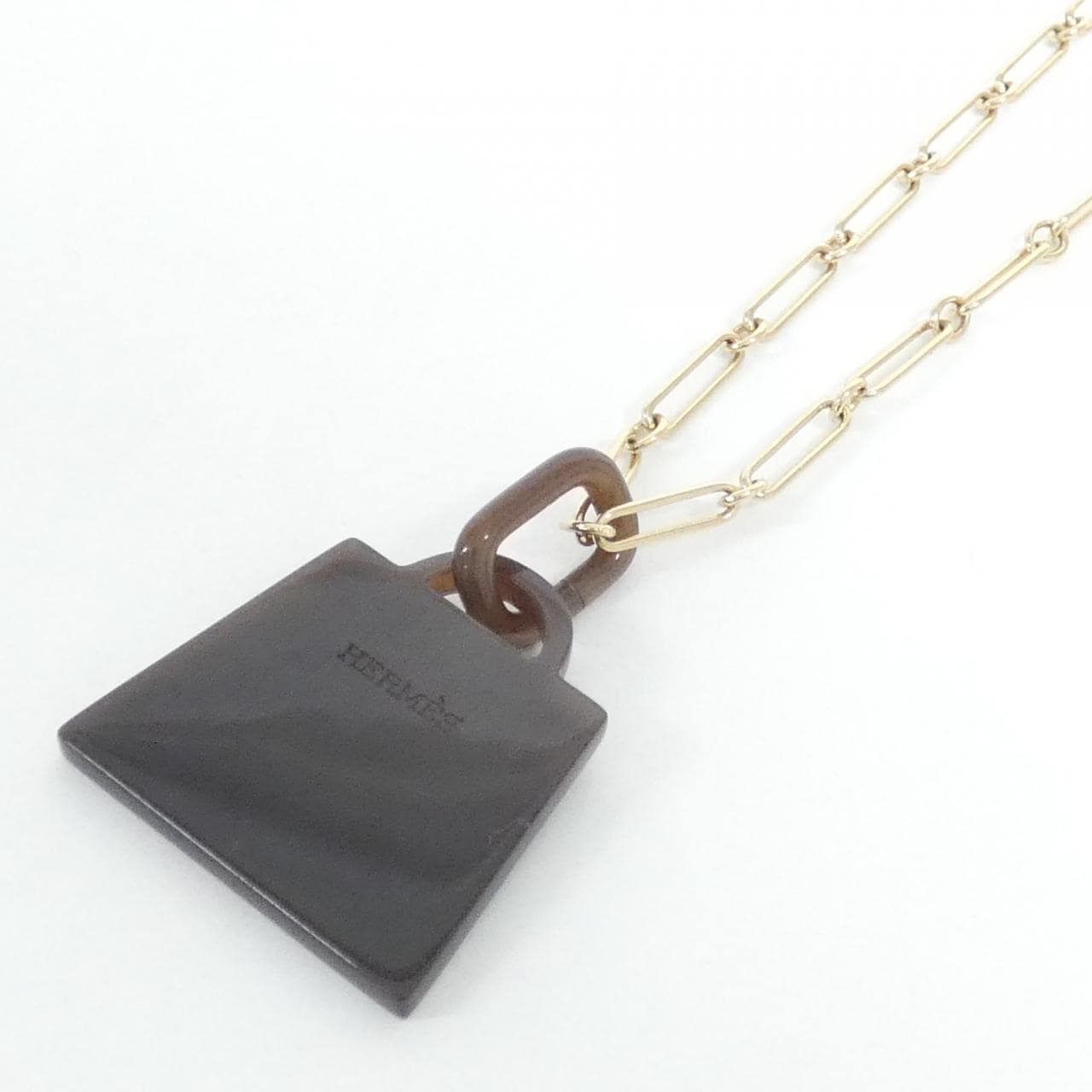 エルメス アミュレット ケリー フュージョン GM 057119FD ネックレス