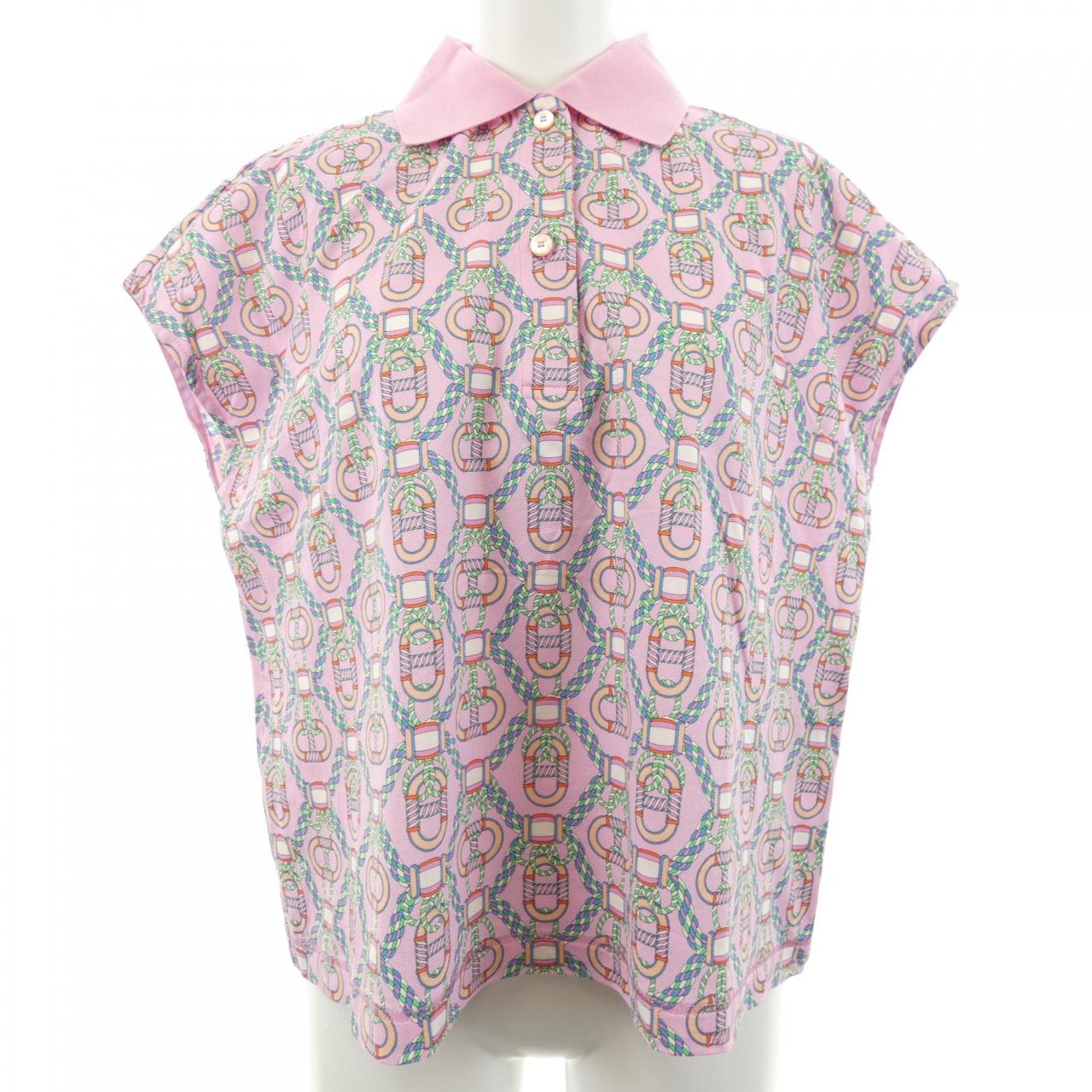 エルメス HERMES カノエ 3E4602DB ポロシャツ