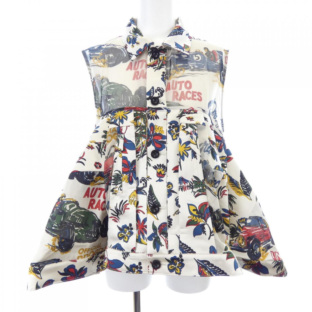 サカイ SACAI CAR RACE PRINT 25-07727 シャツ