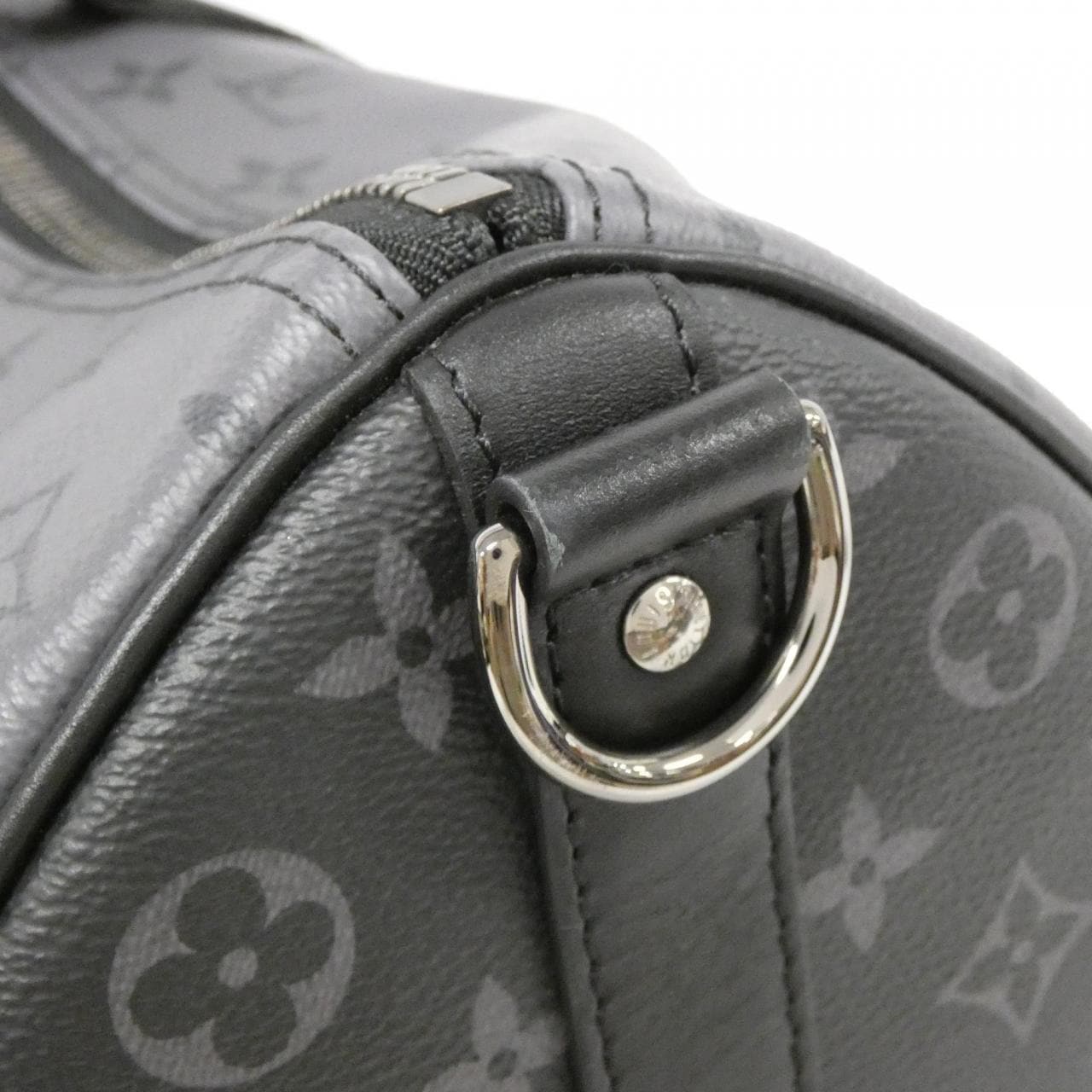 LOUIS VUITTON Monogram Eclipse Reverse Keepall Bandouliere 50 厘米 M45392 波士顿包